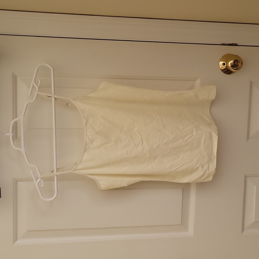 Like New Multiplicity Cream Spaghetti Strap Tank, Size XS
